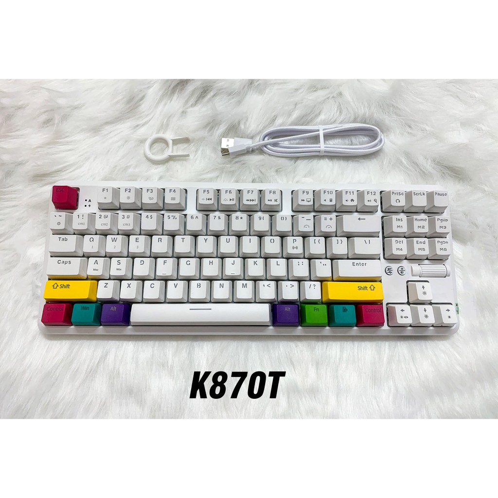 Bàn Phím Cơ mofii AJAZZ K870T RGB Bluetooth 5.0 - Chính hãng bảo hành 2 năm