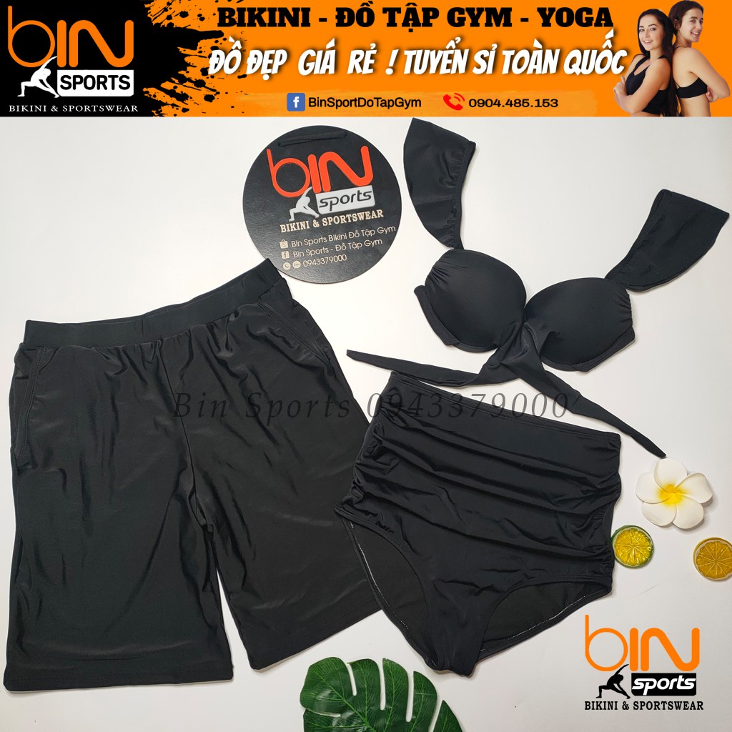 Đồ Bơi Cặp Nam Nữ Mặc Đi Biển Bin Sports CB025