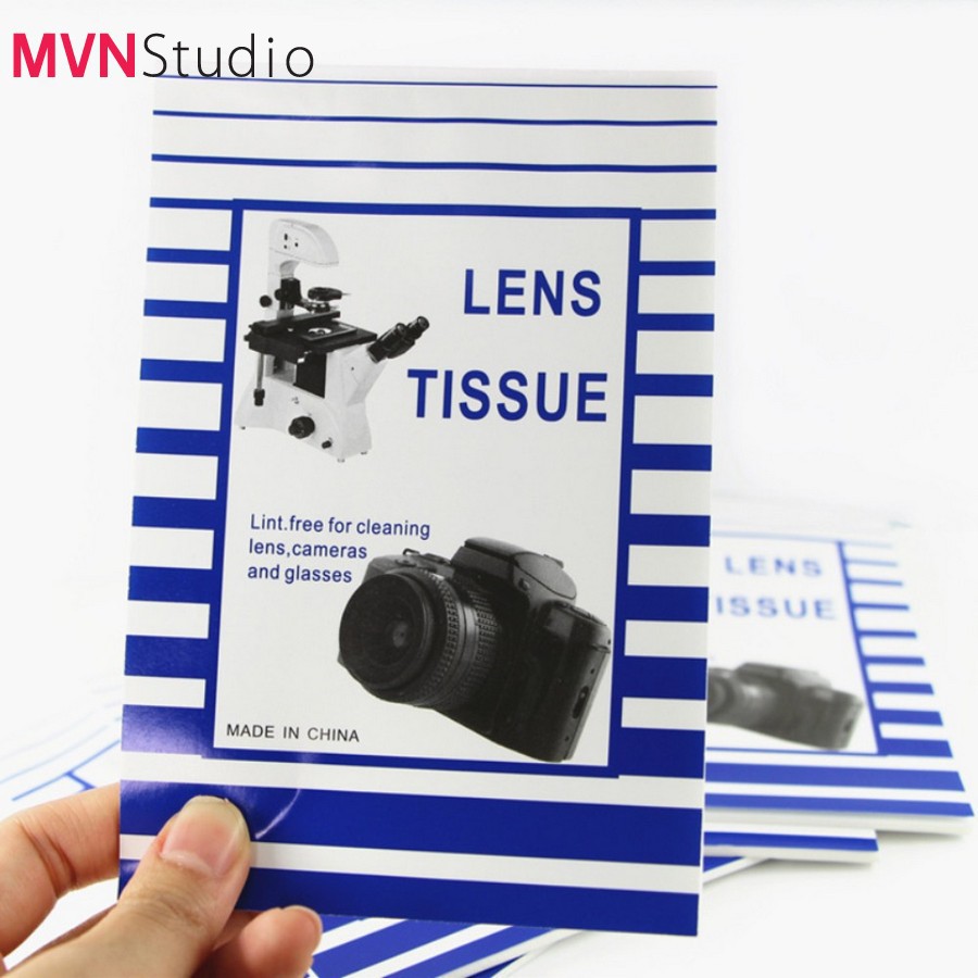 MVN Studio - Giấy lau lens làm sạch ống kính chống trầy xước kích thước 7x10cm