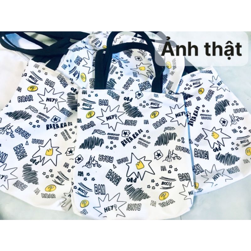 TÚI TOTE VẢI CAVANS ĐI HỌC,ĐI CHƠI