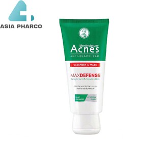 Kem rửa mặt & mặt nạ ngăn ngừa mụn đầu đen Acnes Anti-Blackhead Cleanser & Mask 100g
