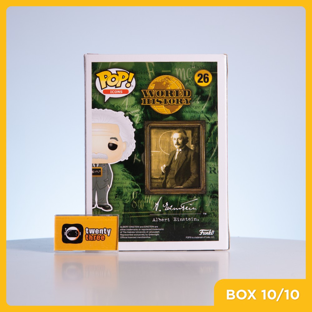 Mô hình đồ chơi Funko Pop • Albert Einstein 26 • Word History