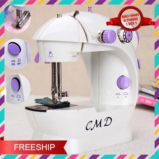 [Hàng Loại 1] Máy Khâu Mini Gia Đình 2 Tốc Độ Có Đèn Led Cắt Chỉ