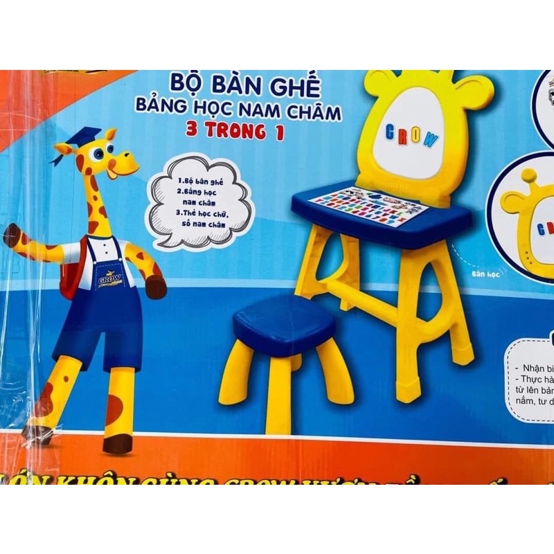 Bộ bàn ghế nam châm grow