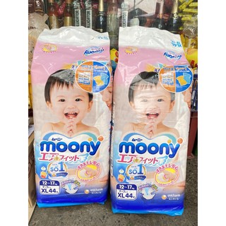 Tã Dán Moony Size XL 44 Miếng {Hàng Chính Hãng}