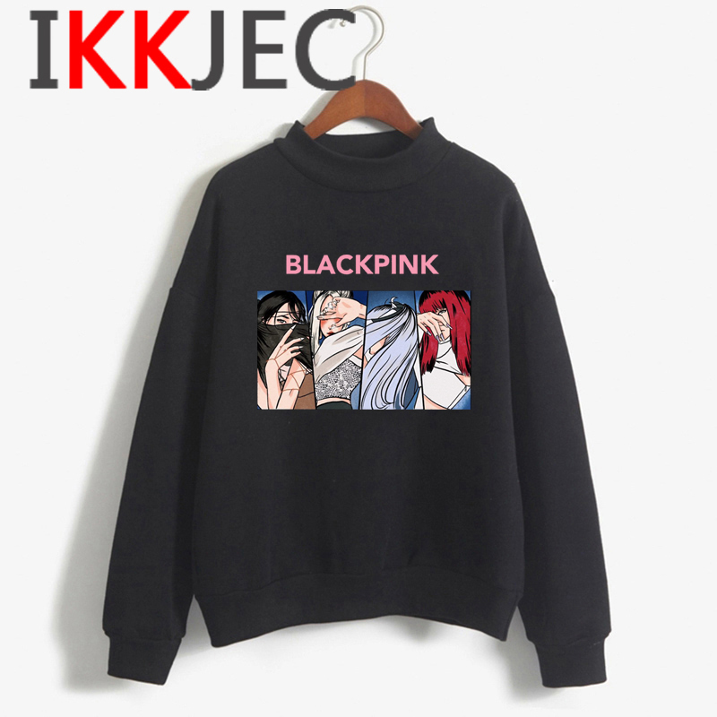 balckpink JAYCOSIN Sweatshirt Women Long Sleeve Splcing Color Sudadera Mujer Pullover sweater Blouse Women  áo mole