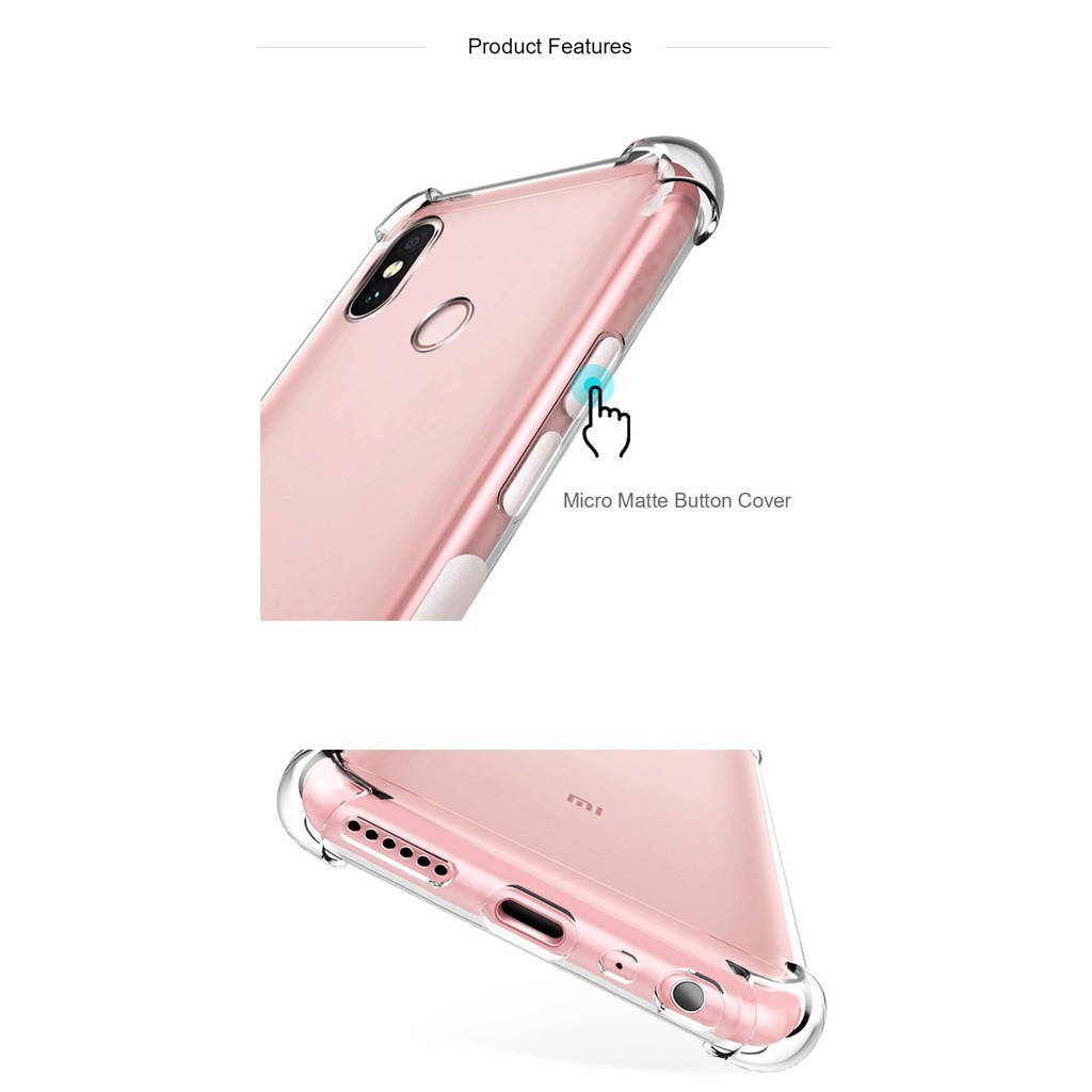 Xiaomi Mi Poco X3 NFC Redmi Note 5 Pro 5A Note 4 4x  Mi A2 A1 5 5S Plus Note 3 Mix 2 2S  Case