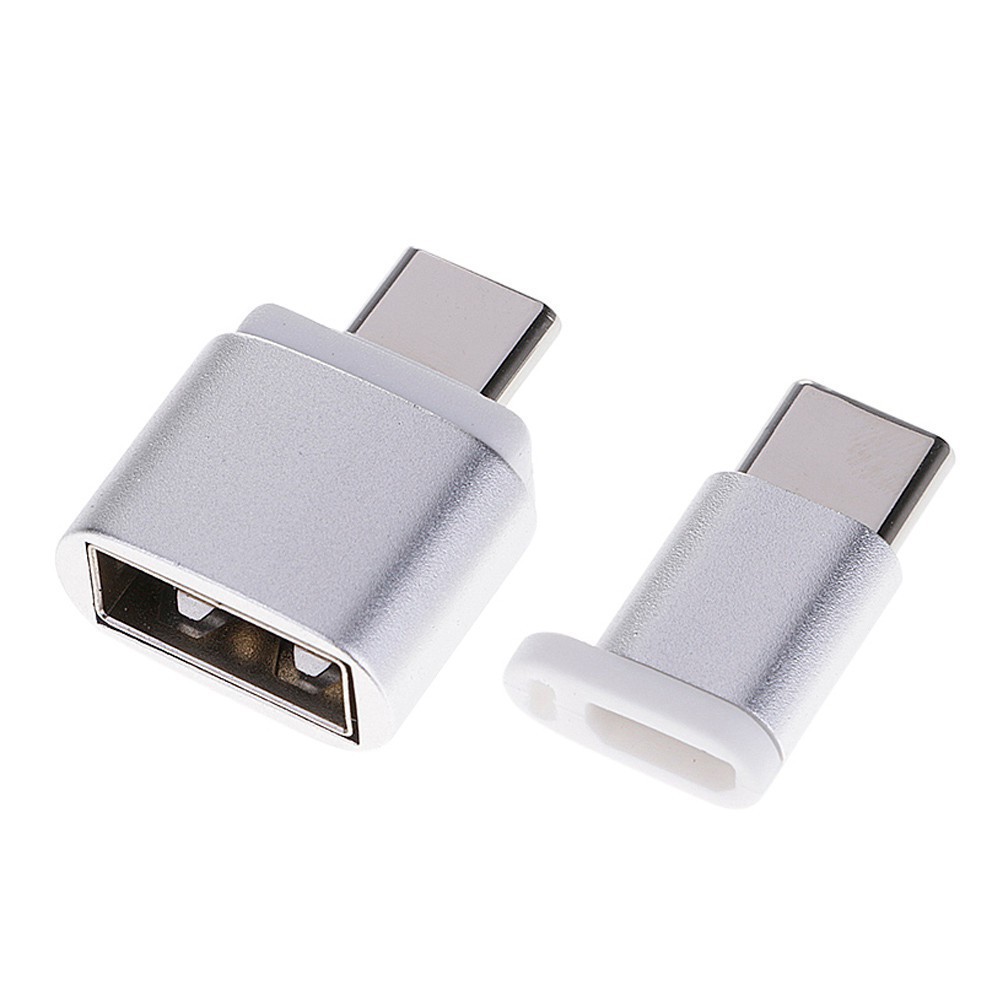 (T34) Đầu chuyển đổi từ cổng Micro USB sang USB-C Type-C + USB OTG