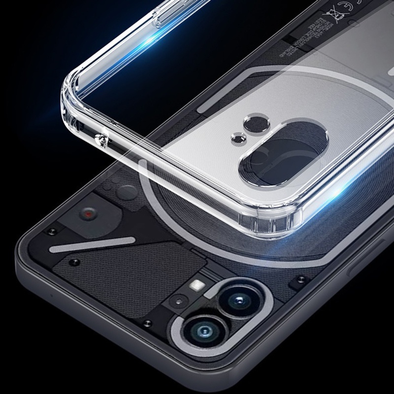 Ốp Điện Thoại Trong Suốt Có Túi Khí Chống Bám Vân Tay Cho Iphone 1