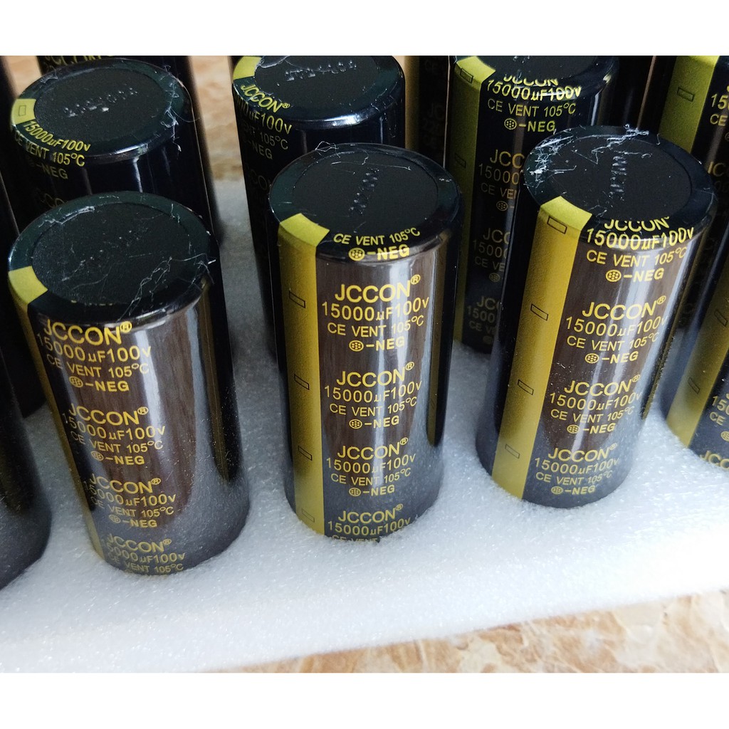 Siêu Tụ Amply JCCON 15000uF/100V Với Kích Thước 10 X 3.5 Chất Lượng Cao - 1 Cái