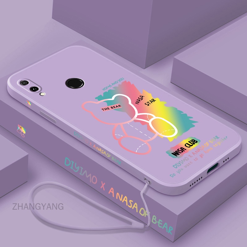 Ốp Điện Thoại TPU Silicon Thẳng Viền Dọc Kèm Dây Đeo Cho Redmi 8 Redmi 8a note 7 7 6 6a