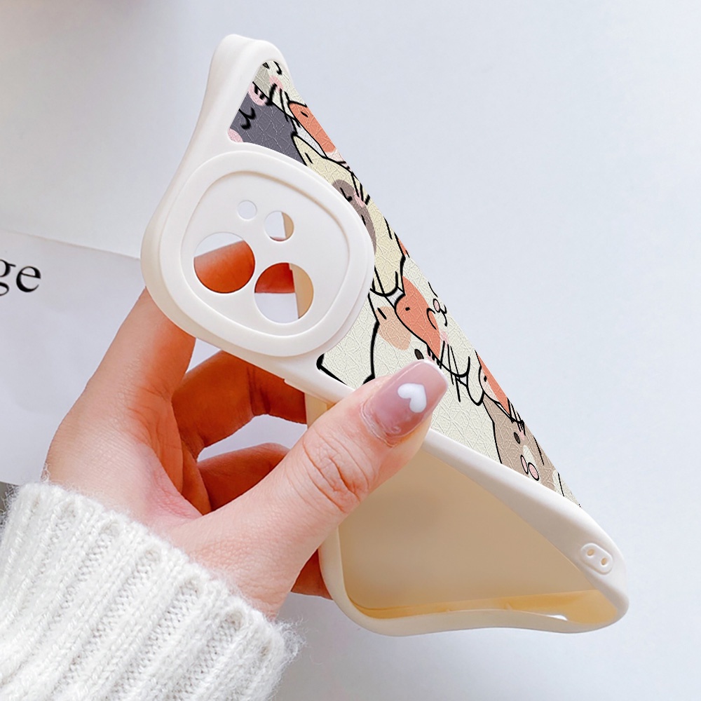 Ốp Điện Thoại Tpu Hình Mèo Dễ Thương Cho IPhone 11 Pro Max X Xr Xs Max 7 8 Plus Se 2020 12 Pro Max 13 Pro Max