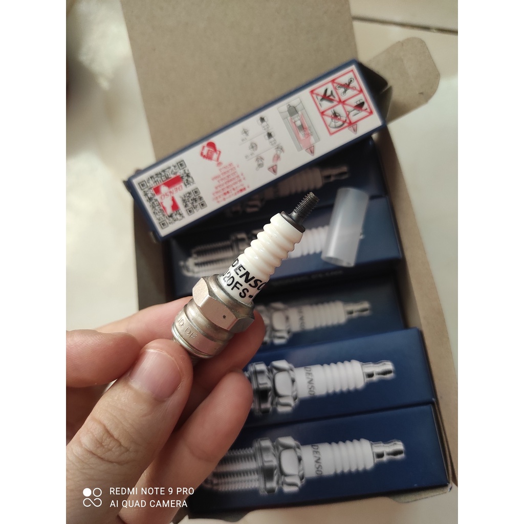 BUGI DENSO CHÂN NGẮN TIÊU CHUẨN   DÒNG SIRIUS / DREAM / WAVE 100 / FUTURE 1 / MIO / HAYATE / ATILA