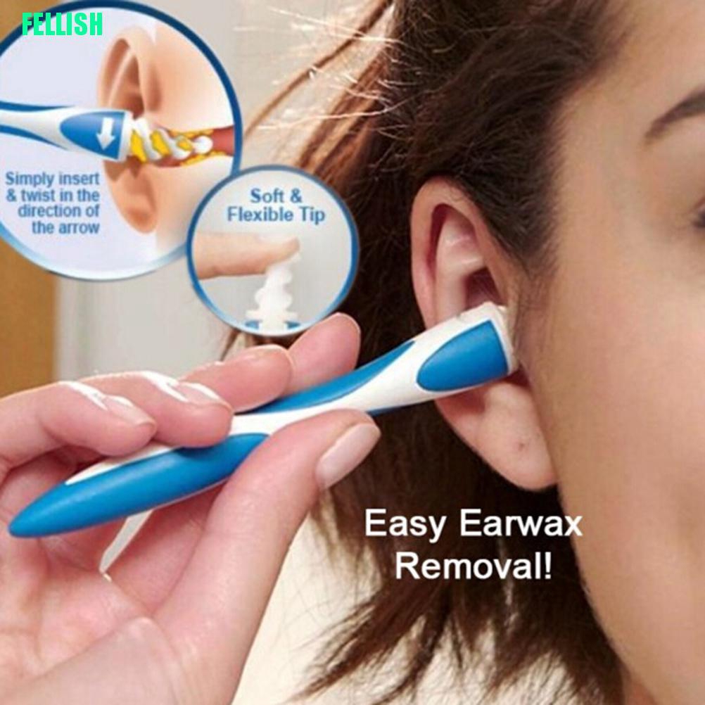 (Hàng Mới Về) Dụng Cụ Lấy Ráy Tai Hình Xoắn Ốc Mềm Mại An Toàn Dễ Sử Dụng