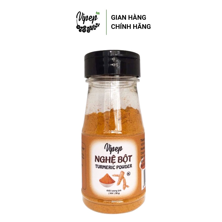 Tinh bột nghệ Vipep 35g dùng viên với mật ong uống tốt cho sức khoẻ, sáng da, giảm thâm mụn