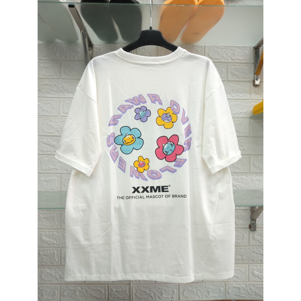 Áo thun tay lỡ dáng Unisex form rộng chất cotton co giãn 4 chiều phong cách Ulzzang