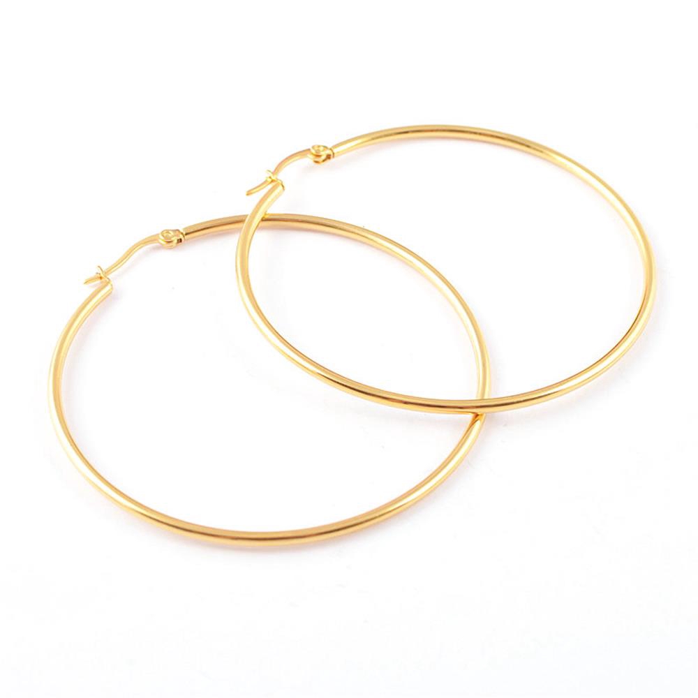 Bông tai kiểu dáng đơn giản hợp thời trang cho nữ