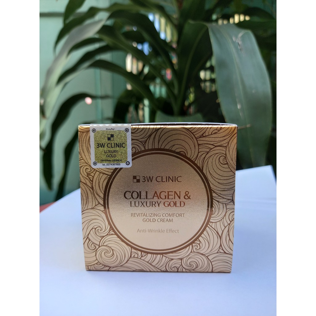 Kem dưỡng trắng và tái tạo da 3W COLLAGEN & LUXURY 24K GOLD 100ml