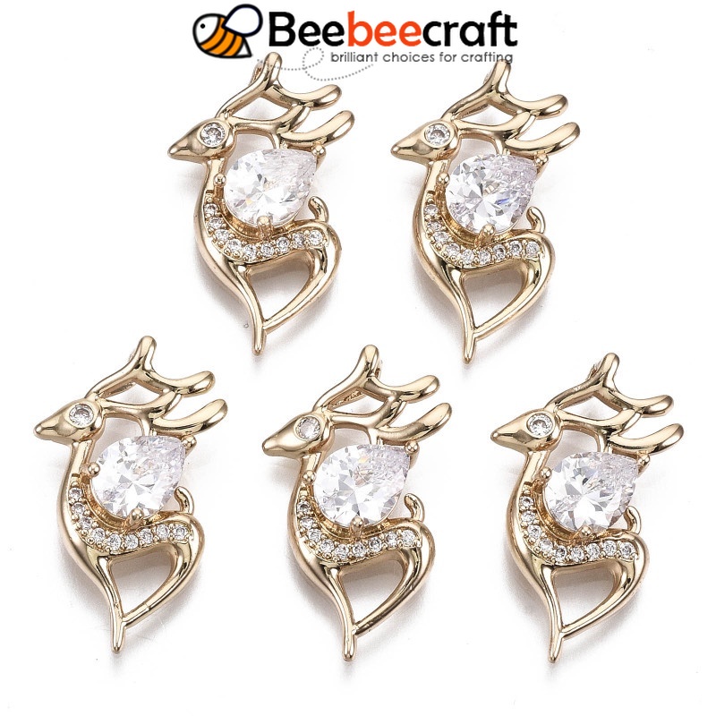 Set 1-5 Mặt Dây Chuyền Hình Bông Tuyết Bằng Đồng Thau Cho Nữ