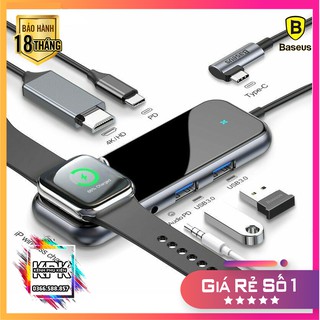 Hub chuyển đa năng Baseus Superlative Multifunctional 5in1 to 6in1