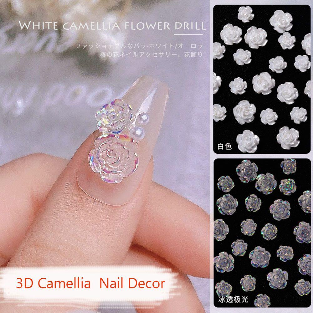 MIH Set 30 Viên Đá 3D Đính Móng Nghệ Thuật