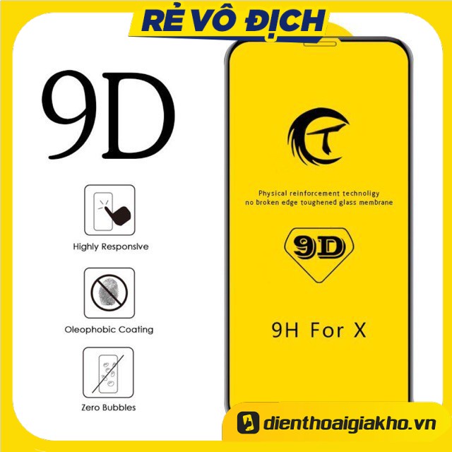 Kính Cường Lực 9D full màn hình dành cho lph0ne