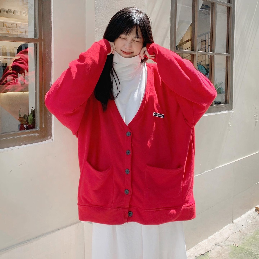 CARDIGAN R. SENTINIALS áo cardigan nỉ