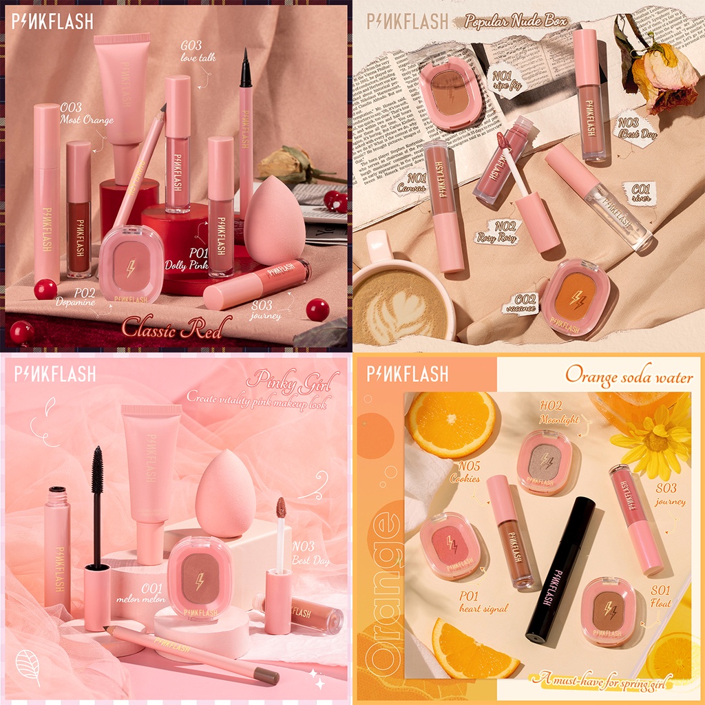 Set mỹ phẩm trang điểm PinkFlash đầy đủ tiện lợi làm đẹp cho nữ #3