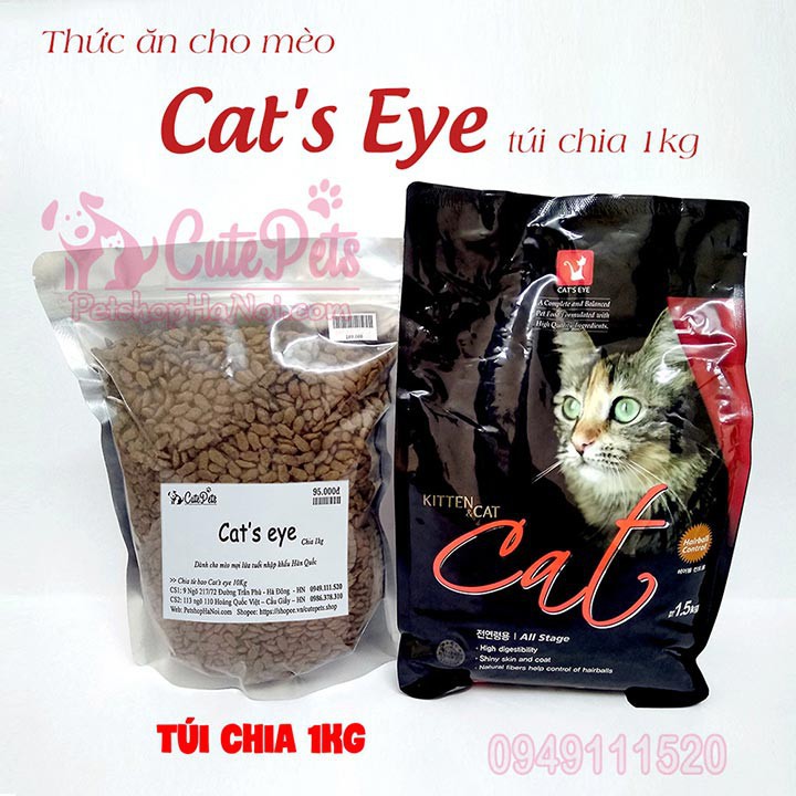 Thức ăn cho mèo Cat's Eye 1kg - Thức ăn chó mèo CutePets
