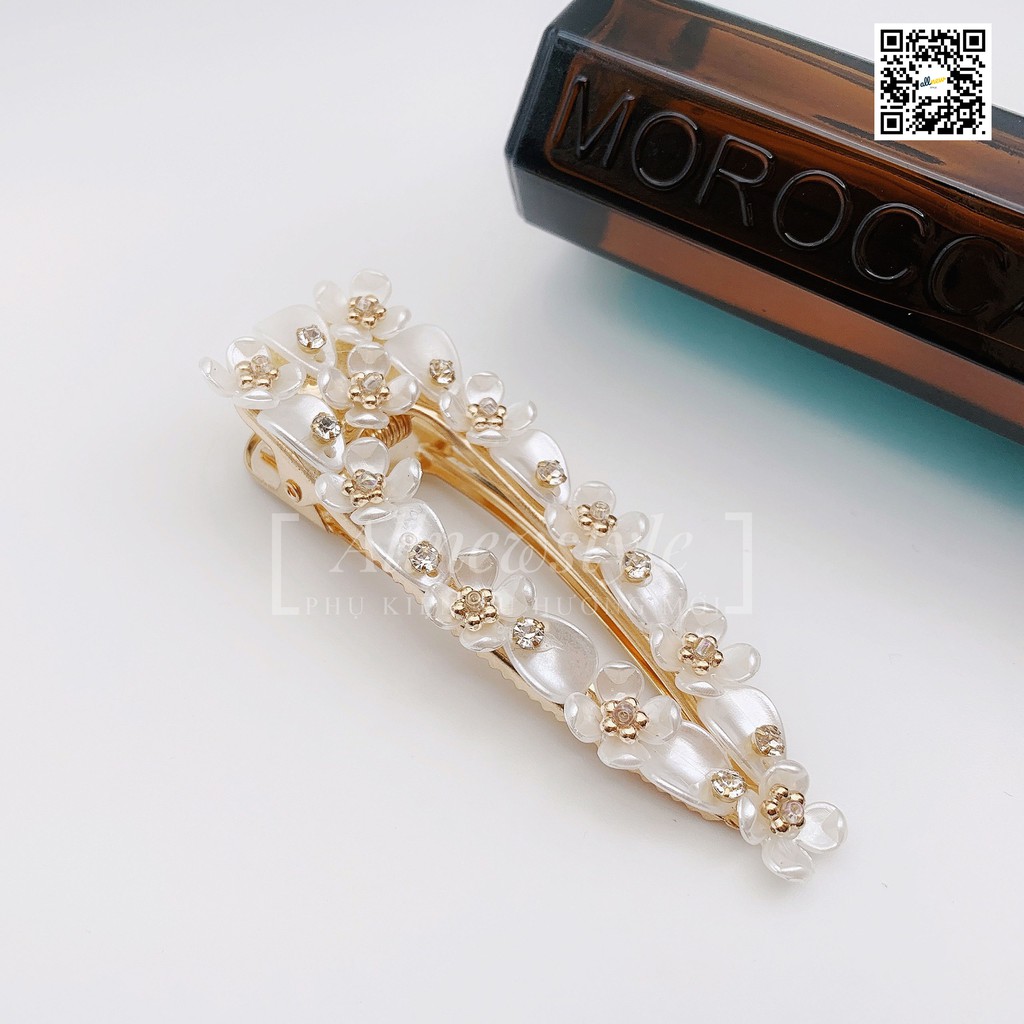 Kẹp thủ công Allnewstyle đá và hoa Thanh Xuân