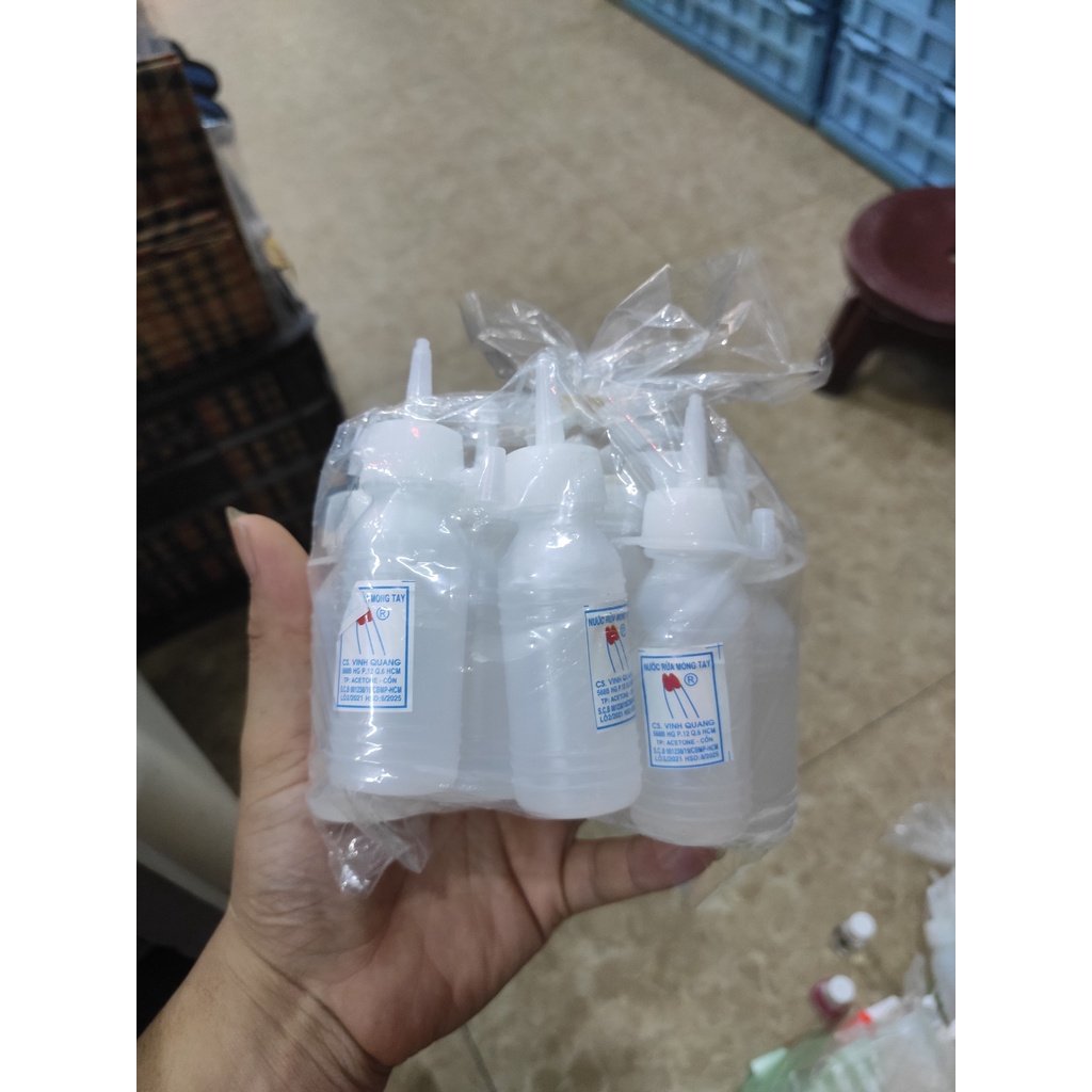 Dung dịch Acetone tẩy sơn móng chân tay an toàn tiện lợi