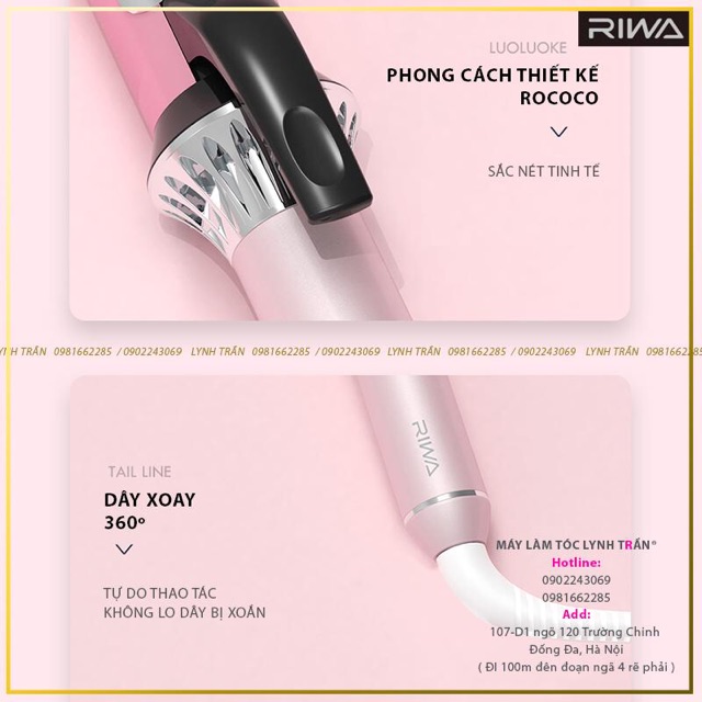 Máy uốn xoăn sóng nước 38mm Riwa®