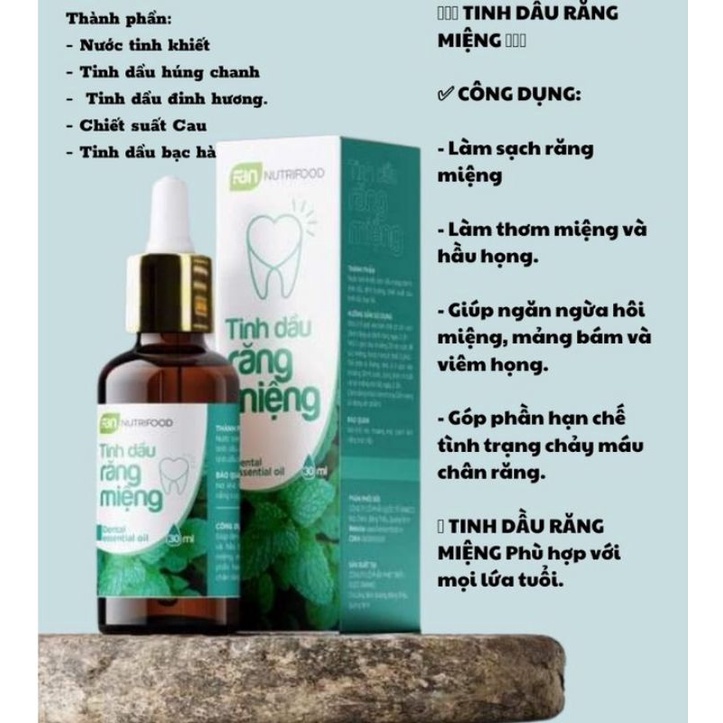 Tinh dầu răng miệng faneco 30ml