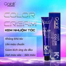 Thuốc nhuộm tóc thời trang Galati 100ml,Thuốc nhuộm tóc 49 mã màu cao cấp dưỡng tóc không làm tóc khô sơ