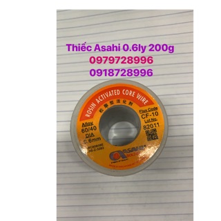 Thiếc hàn cuộn 250g sợi nhỏ 0.6 ly