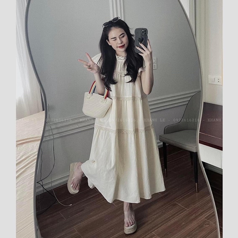 VÁY BABYDOLL REN TẦNG