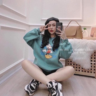 Áo nỉ Mickey