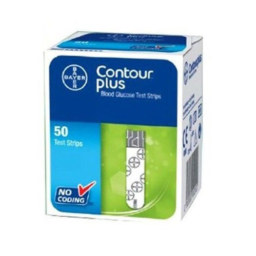 Que thử đường huyết Bayer Contour Plus 50