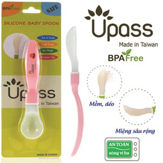 Thìa ăn dặm silicon siêu mềm Upass ( Đài Loan) UP3028