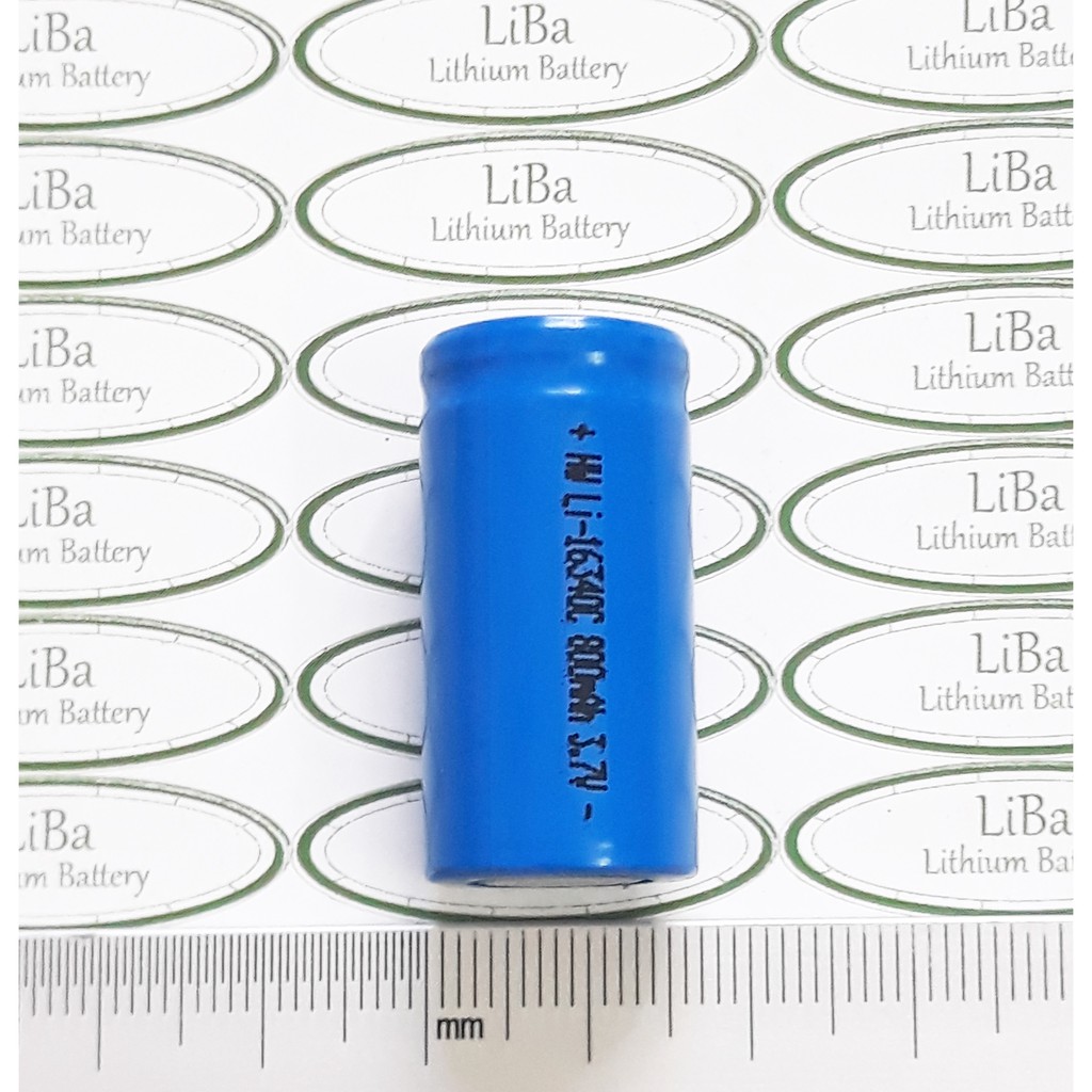 Pin Lithium ion 3.7V 700-800... mAh 16340 _ LiBa