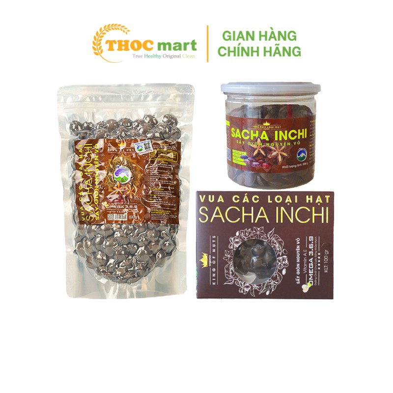 [ THOCmart.vn ] Hạt SACHI sấy giòn nguyên vỏ King Of Nuts hạt dưỡng chất cho cuộc sống khỏe mạnh