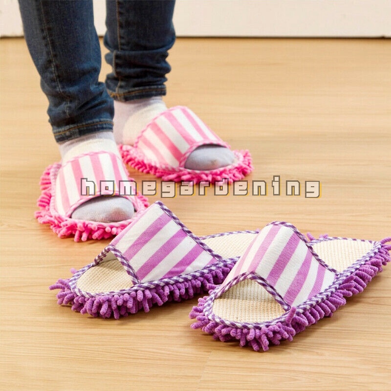 1 Đôi Dép Bông Lau Sàn Đa Năng
