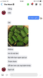 Tinh bột sắn nếp (khoai mì) làm bánh sắn