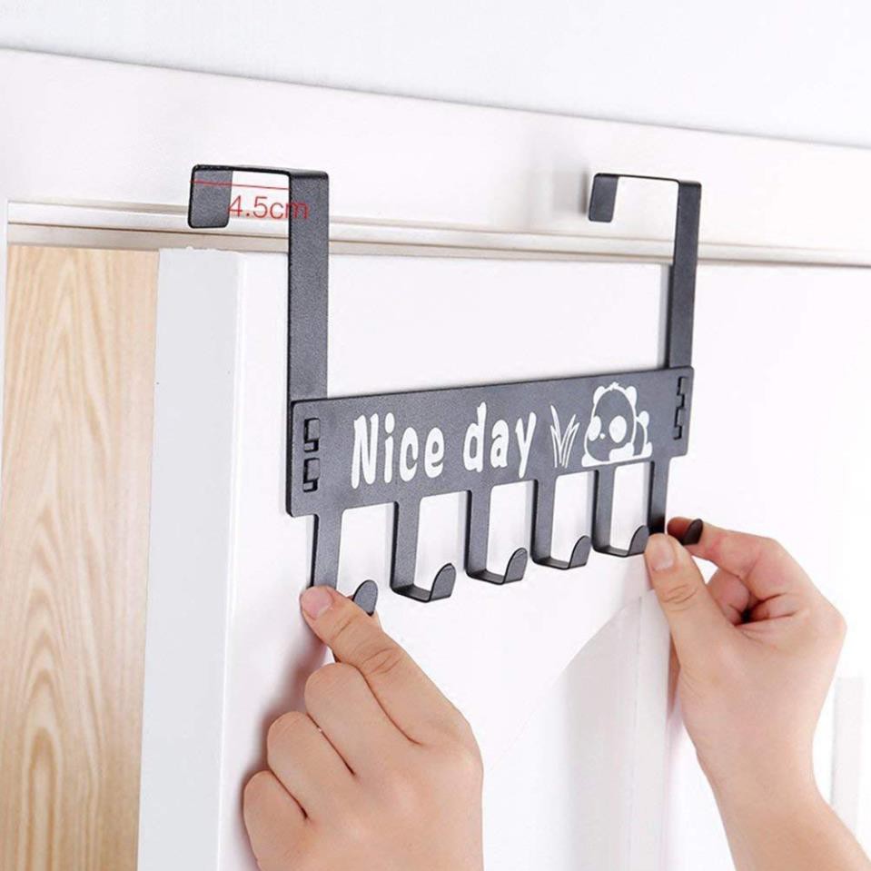 Móc treo quần áo gắn sau cửa Nice day Hàng Loại 1, Móc treo đồ gắn sau cánh cửa NICEDAY cao cấp loại 1