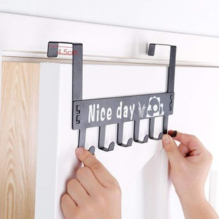 Móc treo quần áo gắn sau cửa Nice day Hàng Loại 1, Móc treo đồ gắn sau cánh cửa NICEDAY cao cấp loại 1