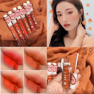 ❤️ MS049. Set son kem lì Kiss Beauty Love tone thái ❤️