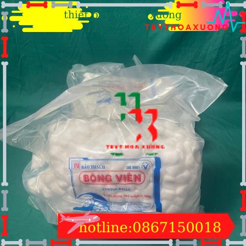 BÔNG VIÊN Y TẾ GÓI 500g
