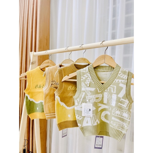 Áo len ghi lê cho bé qccc từ 8-19kg