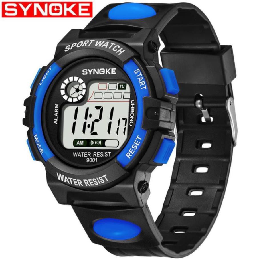 Đồng hồ thể thao dây cao su trẻ em Synoke 9001