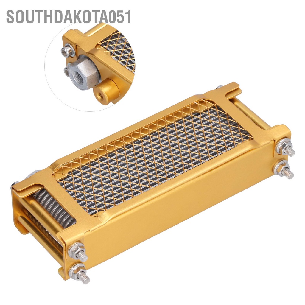 [Hàng Sẵn] Bộ Tản Nhiệt Làm Mát Dầu Động Cơ Bằng Kim Loại Cho Xe Máy 125cc 250cc【Southdakota051】